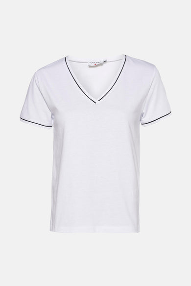 Top uni manche courte Blanc - NAF NAF