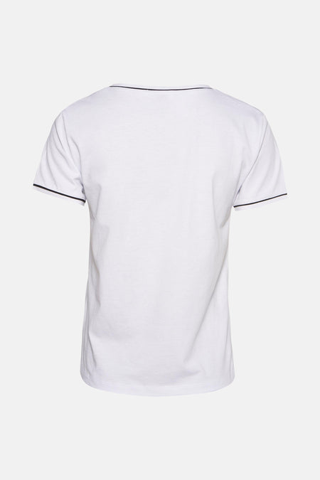 Top uni manche courte Blanc - NAF NAF