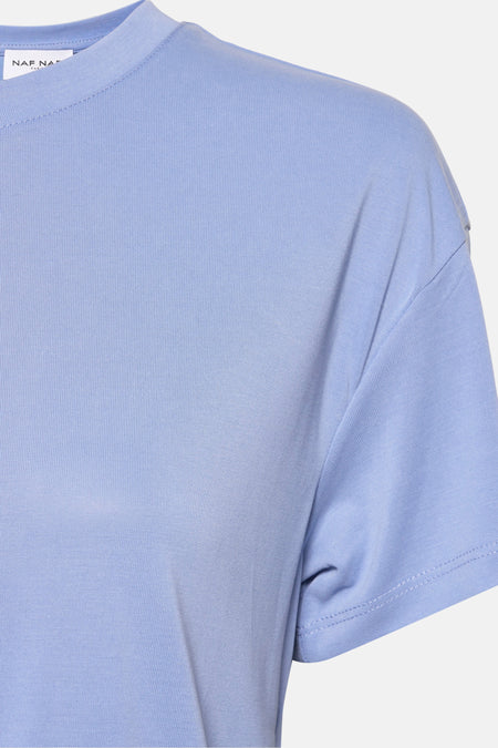 Top uni manche courte Bleu - NAF NAF