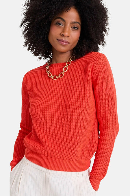 Trui met ronde hals Beige - NAF NAF