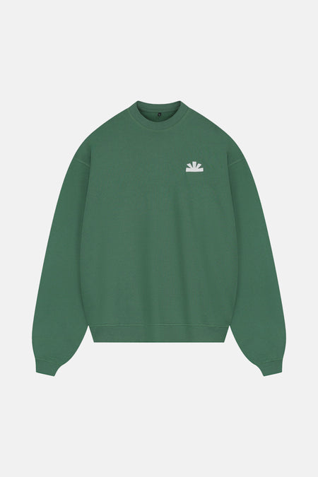 Sweat col O vert - BASELAB