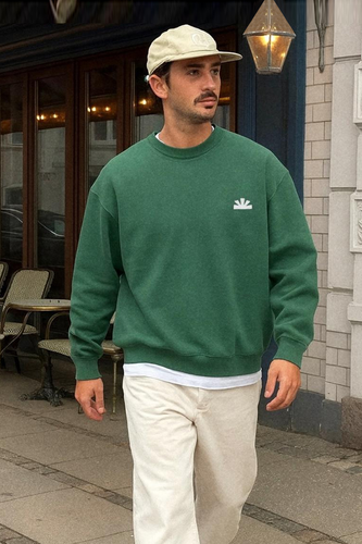 Sweater - groen - BASELAB