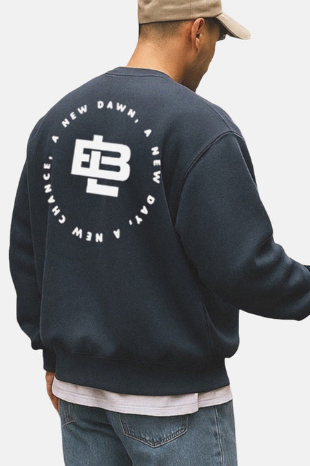 Sweat col O bleu - BASELAB