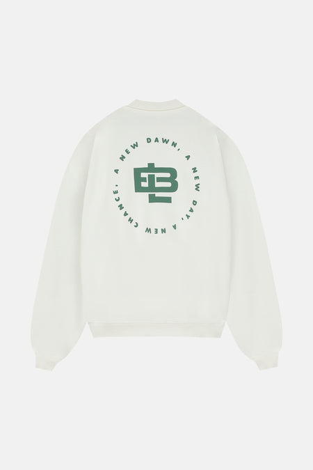 Sweat col O blanc - BASELAB