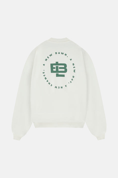 Sweat col O blanc - BASELAB