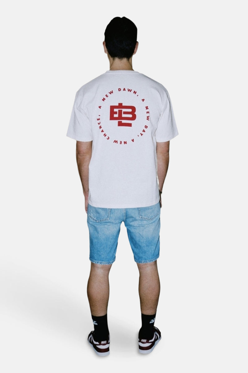 T-shirt met korte mouwen - Ecru