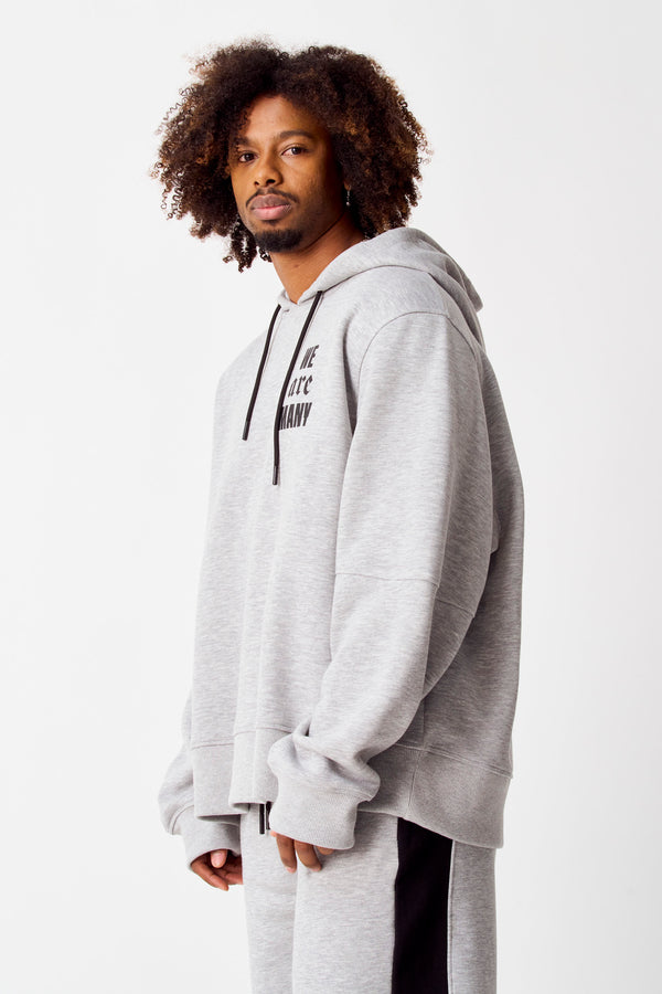 Sweater met kap Grijs - COELY