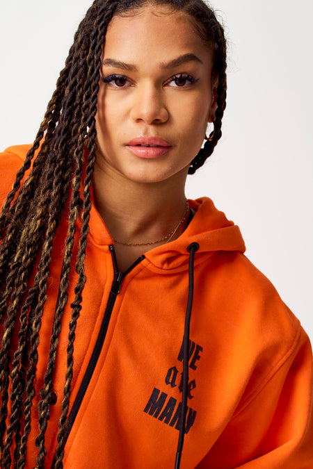 Sweat à capuche Orange - COELY