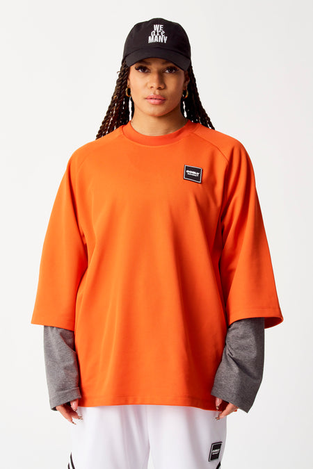 Top uni manche longue Orange - COELY