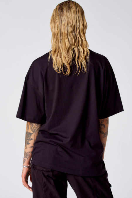 T-shirt met korte mouwen - zwart