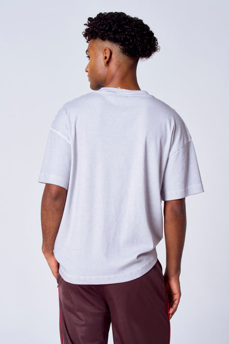 T-shirt met korte mouwen - grijs