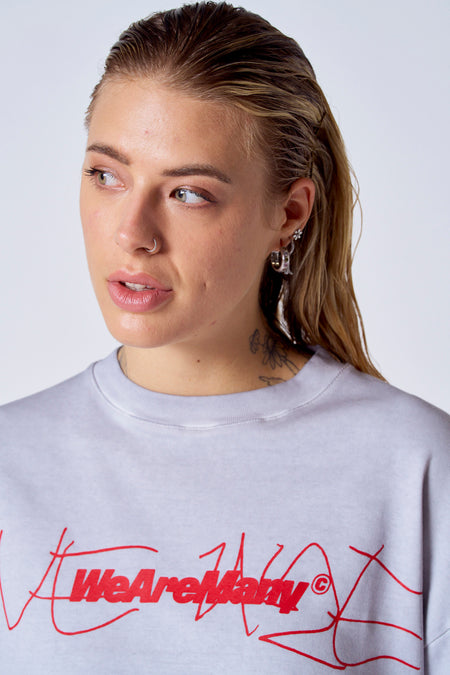 T-shirt met korte mouwen - grijs