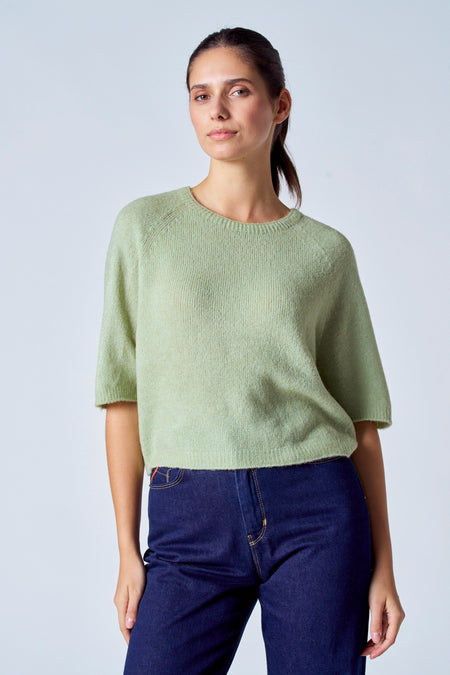 Pull col O Vert - Clouds of Fashion