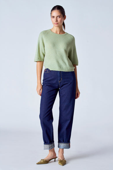Pull col O Vert - Clouds of Fashion