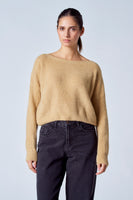 Trui met ronde hals Bruin - Clouds of Fashion