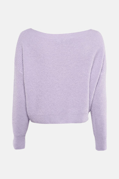 Trui met ronde hals Paars - Clouds of Fashion