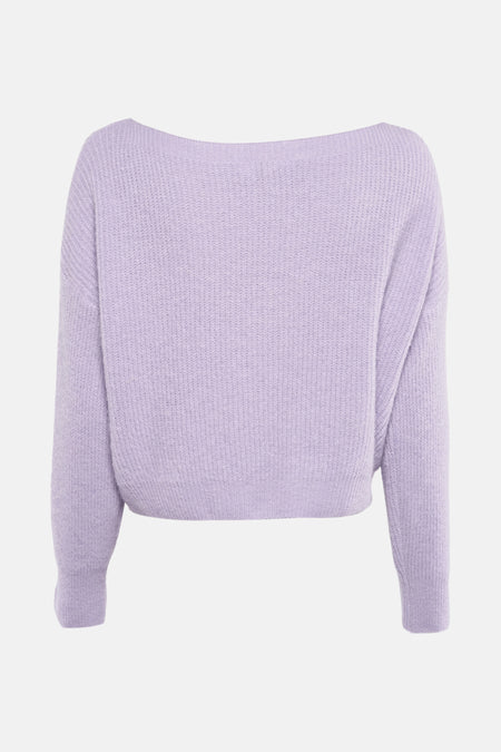 Pull col O Mauve - Clouds of Fashion