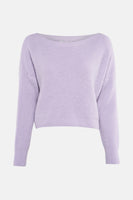 Trui met ronde hals Paars - Clouds of Fashion
