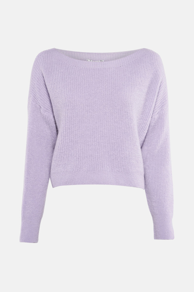 Pull col O Mauve - Clouds of Fashion