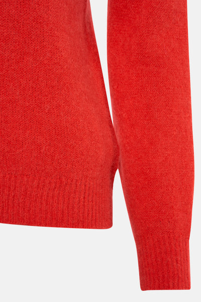Trui met ronde hals Oranje - Clouds of Fashion