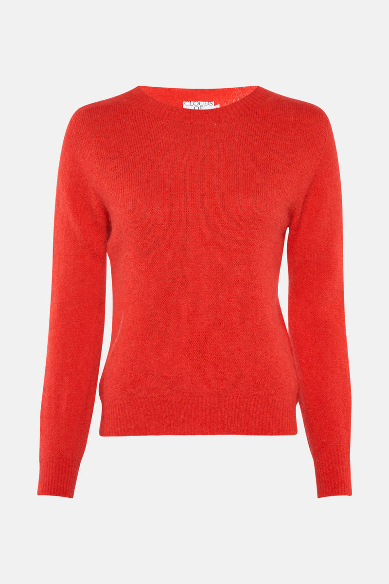 Pull col O Orange - Clouds of Fashion