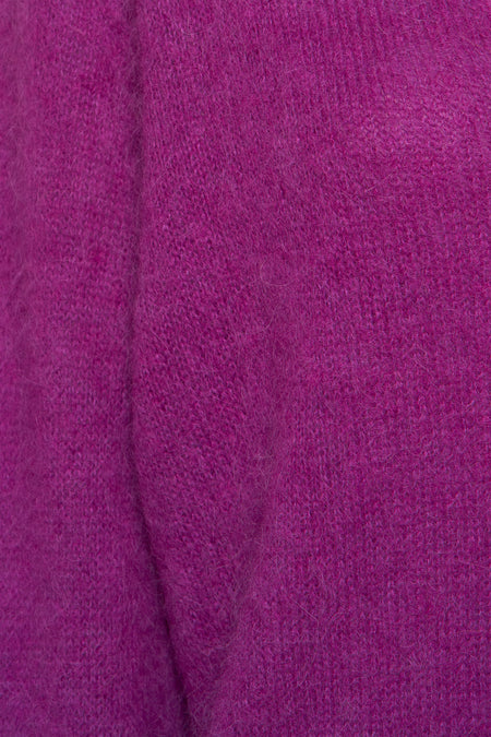 Pull col V Mauve - Clouds of Fashion