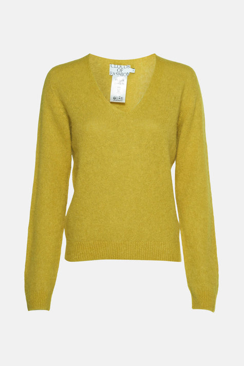 Pull col V Vert - Clouds of Fashion