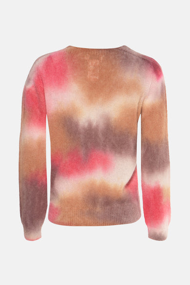 Pull à col en V - multicolore