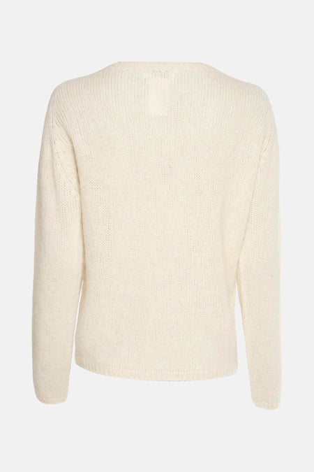 Pull col O Écru - Clouds of Fashion