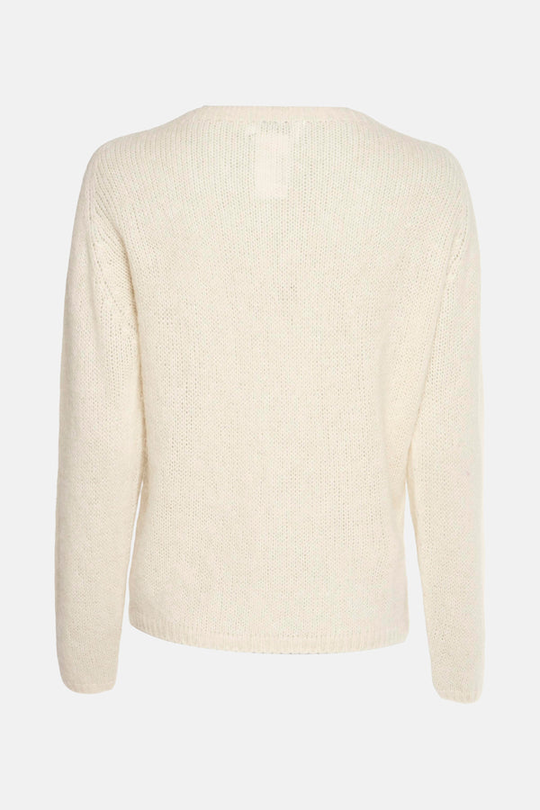 Pull col O Écru - Clouds of Fashion