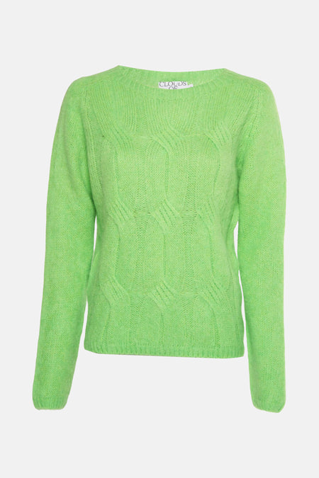 Pull col O Vert - Clouds of Fashion