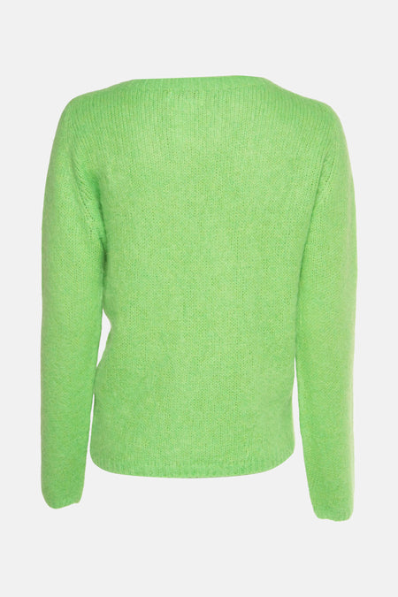 Trui met ronde hals Groen - Clouds of Fashion