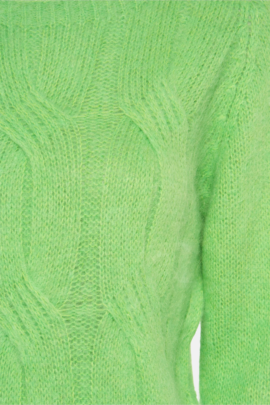 Pull à col rond - vert