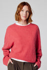 Pull met ronde hals - roze