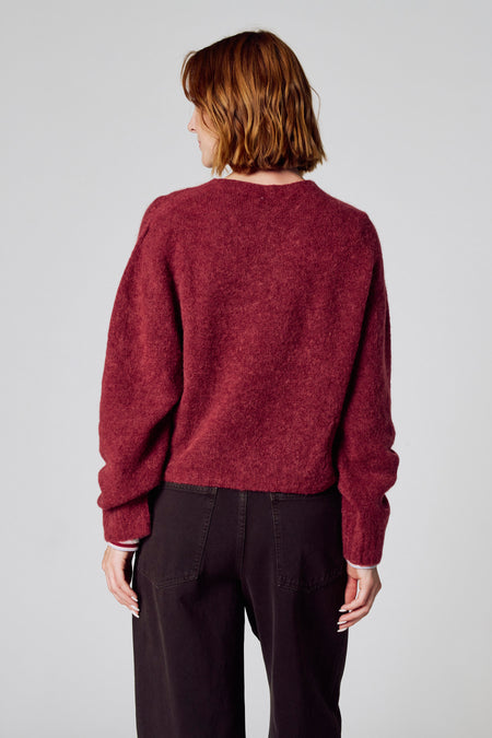 Pull col O Brun - Clouds of Fashion