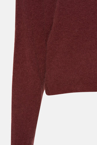 Pull à col rond - Bordeaux - Clouds of Fashion