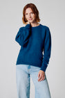 Pull met ronde hals - blauw