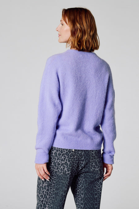 Pull col O Mauve - Clouds of Fashion