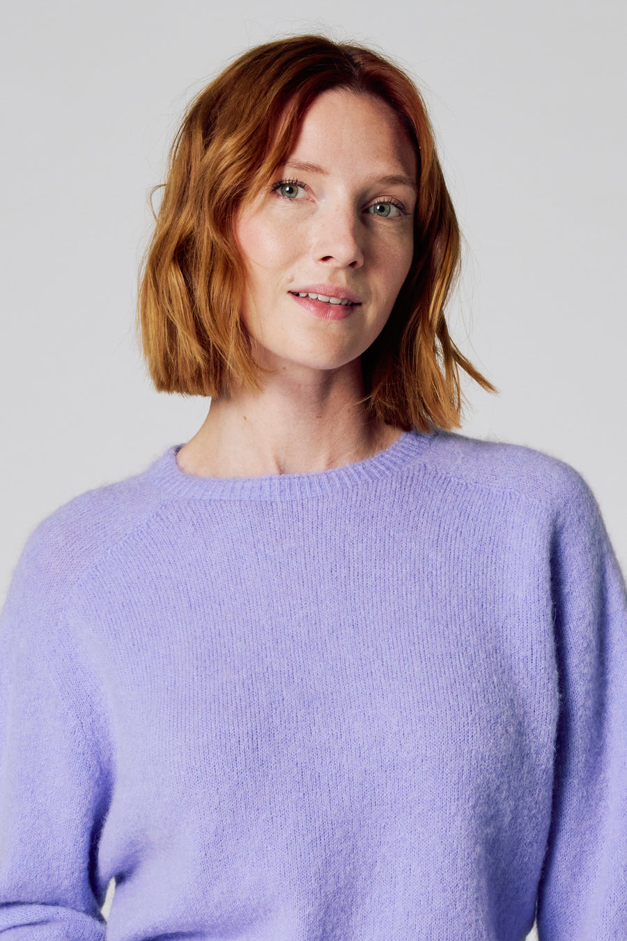 Pull à col rond - violet - Clouds of Fashion - 4