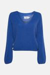Pull col V Bleu - Clouds of Fashion