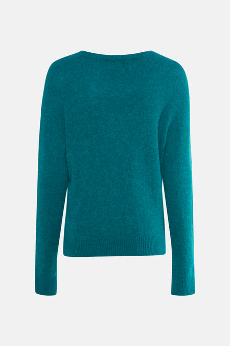 Pull à col rond - vert