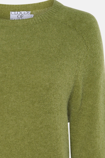 Pull met ronde hals - groen
