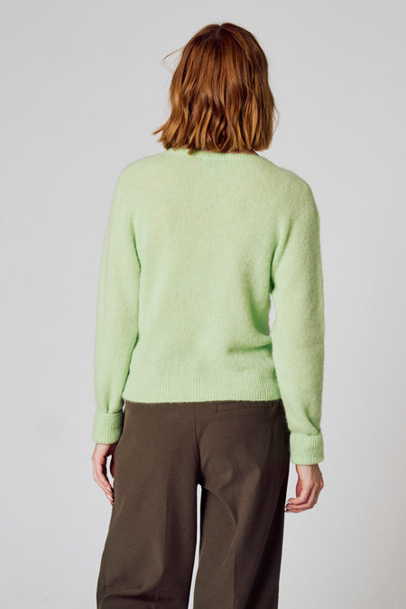 Pull col O Vert - Clouds of Fashion