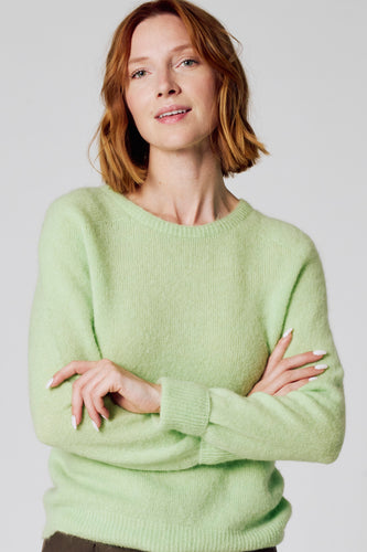 Pull met ronde hals - groen - Clouds of Fashion