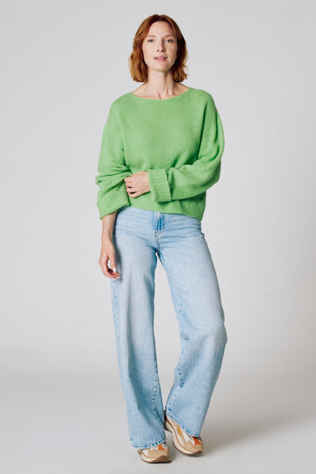 Pull col O Vert - Clouds of Fashion