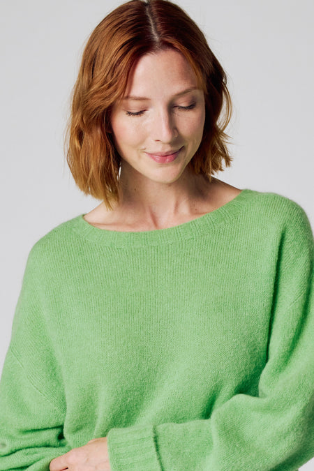 Pull col O Vert - Clouds of Fashion