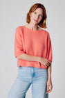 Pull met ronde hals - roze