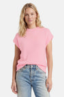 Giletkorte zonder mouw - roze