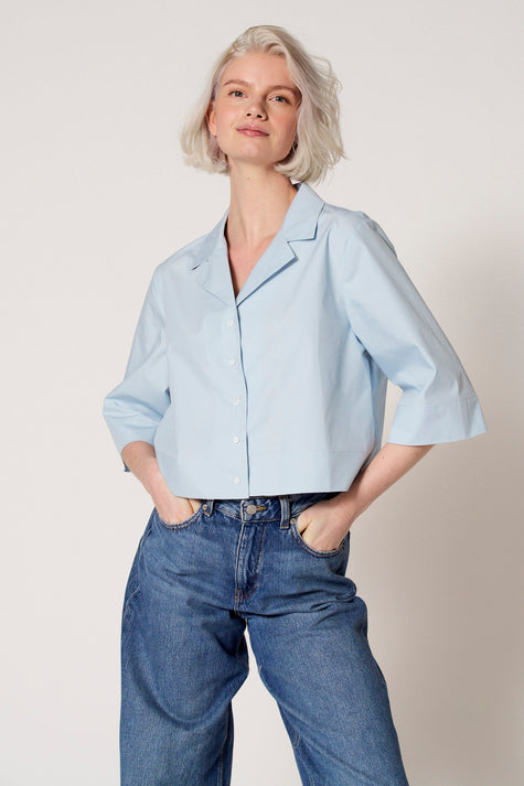 Blouse - bleu