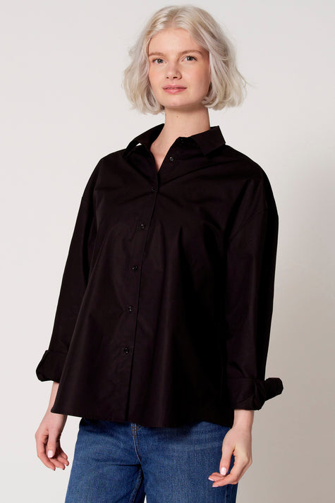 Blouse met lange mouwen - zwart